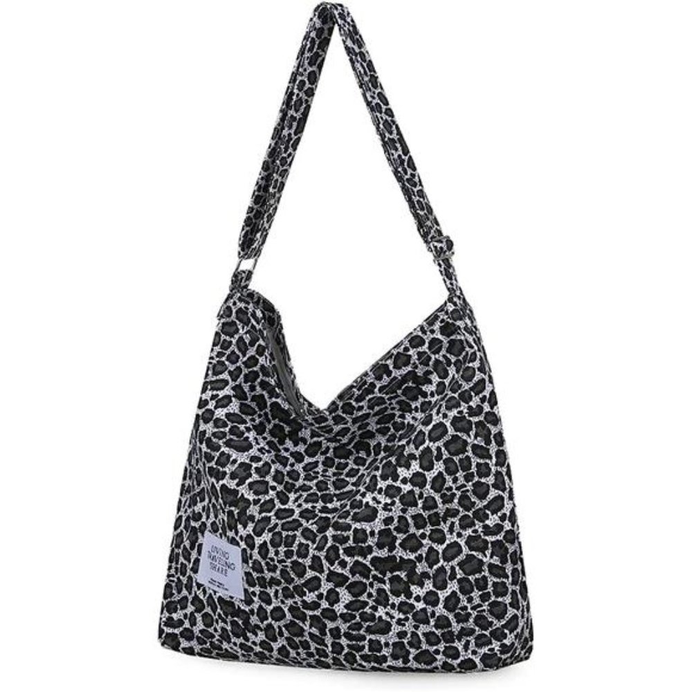 Women's Retro Large Size Canvas Shoulder Bag Hobo Crossbody Handbag Casual Tote